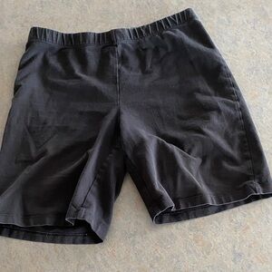Women's Black Athletic Shorts
